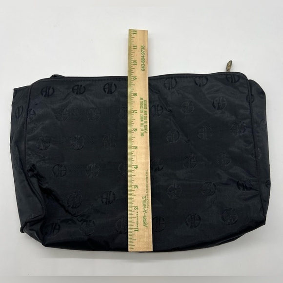 adrienne vittadini toiletry bag monogrammed black - Picture 9 of 12